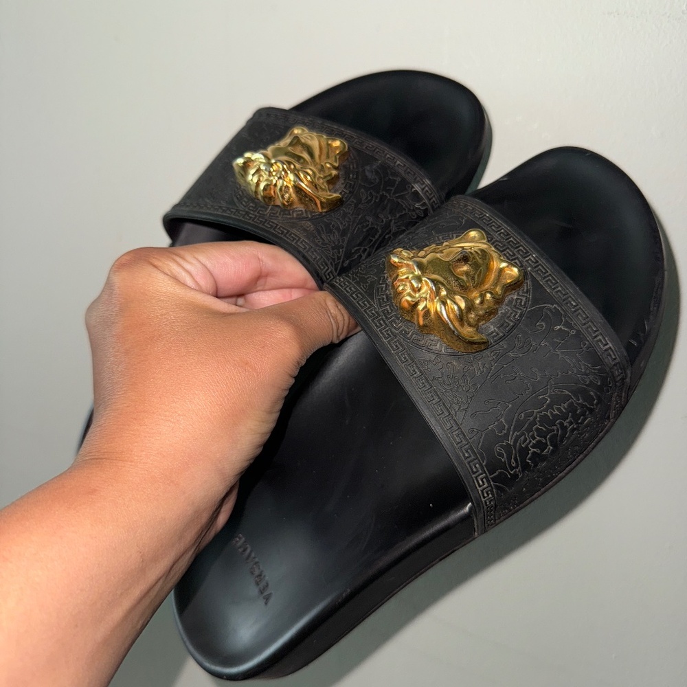 Authentic Versace Medusa slides